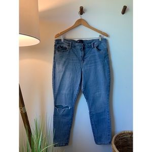 GAP denim Skinny Ankle/Crop Jeans